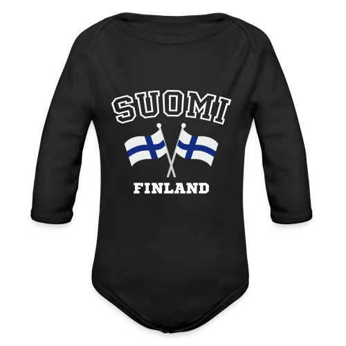 Suomi Finland - Organic Long Sleeve Baby Bodysuit
