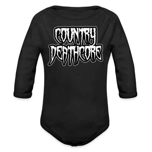 COUNTRY DEATHCORE - Organic Long Sleeve Baby Bodysuit