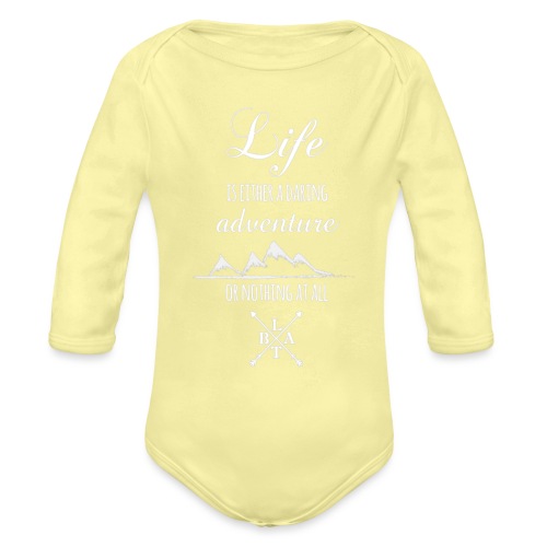 Daring Adventure LTBA - Organic Long Sleeve Baby Bodysuit