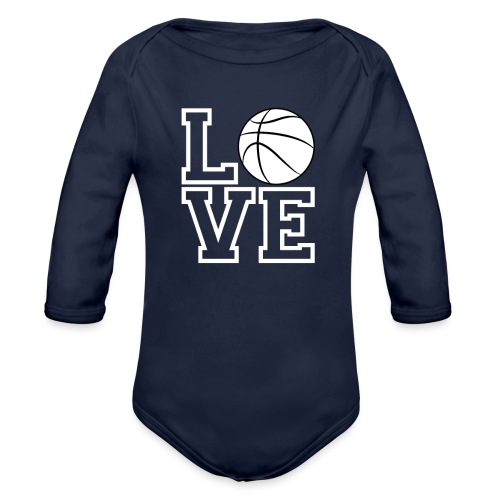 Love & Basketball - Organic Long Sleeve Baby Bodysuit