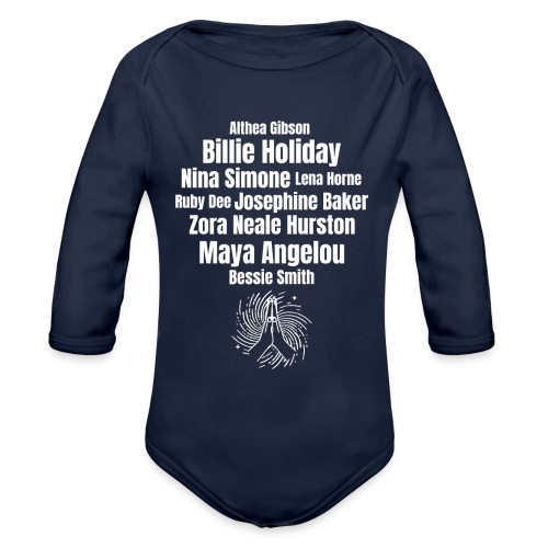 Phenomenal Harlem Women - Organic Long Sleeve Baby Bodysuit