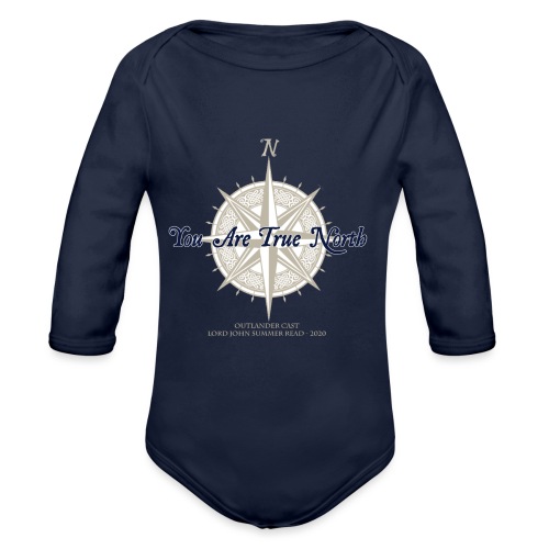 You Are True North - Lord John - Organic Long Sleeve Baby Bodysuit