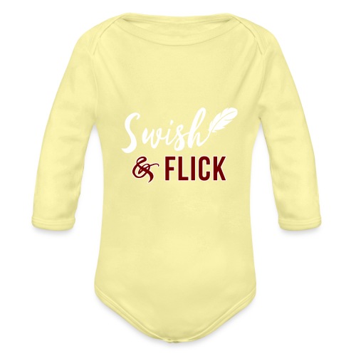 Swish And Flick - Organic Long Sleeve Baby Bodysuit