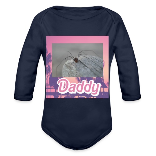 Daddy Long Legs - Organic Long Sleeve Baby Bodysuit