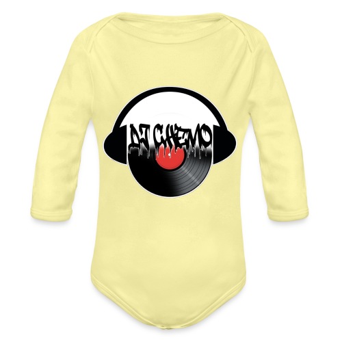 DJ Chemo Logo - Organic Long Sleeve Baby Bodysuit