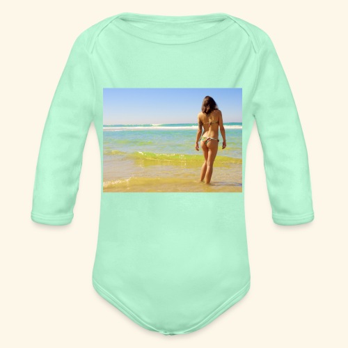 model - Organic Long Sleeve Baby Bodysuit