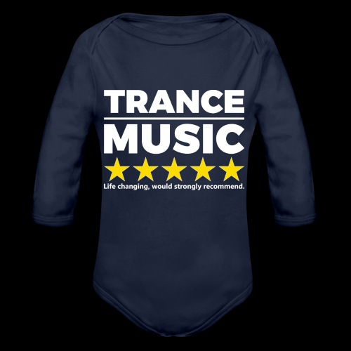 Trance..Would Recommend - Organic Long Sleeve Baby Bodysuit