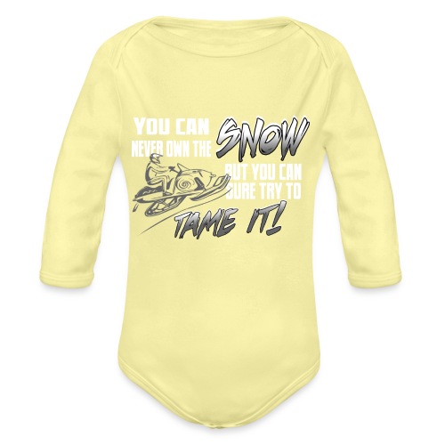 Tame the Snow - Organic Long Sleeve Baby Bodysuit