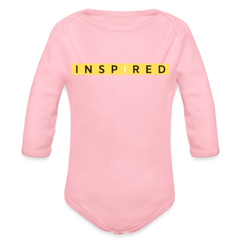 INSPIRED LOGO - Organic Long Sleeve Baby Bodysuit