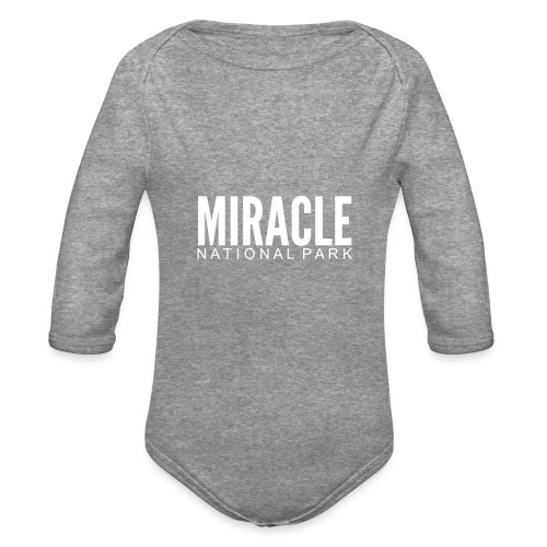 MIRACLE NATIONAL PARK - Organic Long Sleeve Baby Bodysuit
