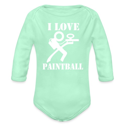 I Love Paintball 2019 - Organic Long Sleeve Baby Bodysuit