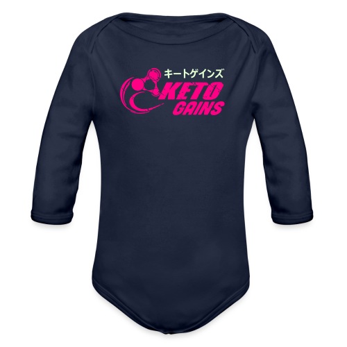 Ketogains Vector - Organic Long Sleeve Baby Bodysuit