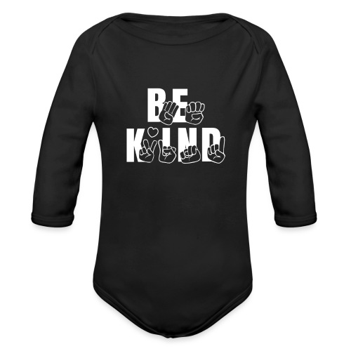 Be Kind - Organic Long Sleeve Baby Bodysuit