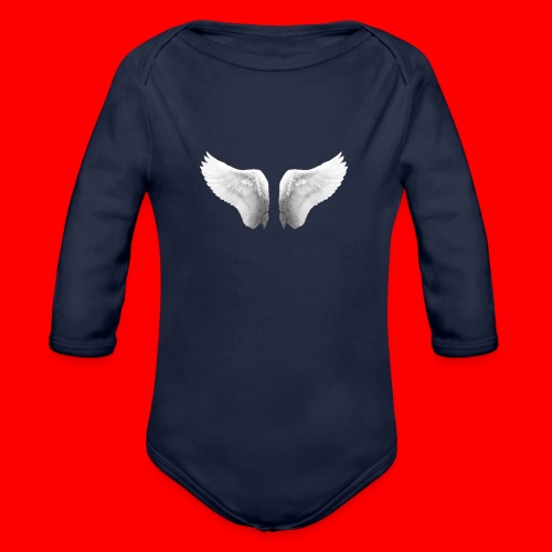 Angel Wings - Organic Long Sleeve Baby Bodysuit