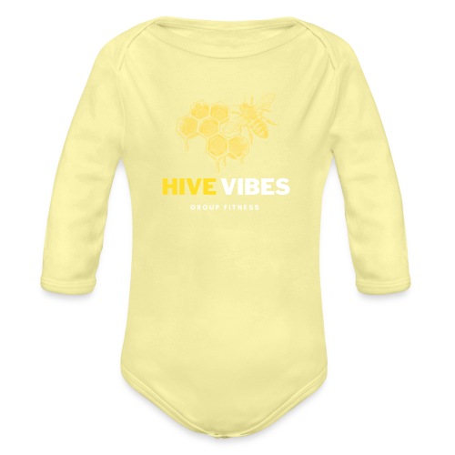 HIVE VIBES GROUP FITNESS - Organic Long Sleeve Baby Bodysuit