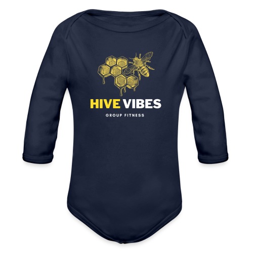 HIVE VIBES GROUP FITNESS - Organic Long Sleeve Baby Bodysuit