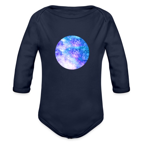 Sky Blue - Organic Long Sleeve Baby Bodysuit