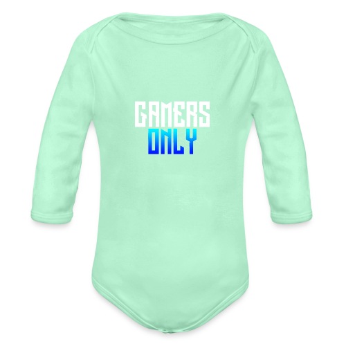 Gamers only - Organic Long Sleeve Baby Bodysuit