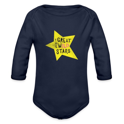 GWS: Classic Logo, Yellow - Organic Long Sleeve Baby Bodysuit