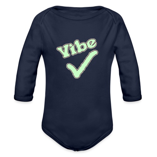 Vibe Check - Organic Long Sleeve Baby Bodysuit