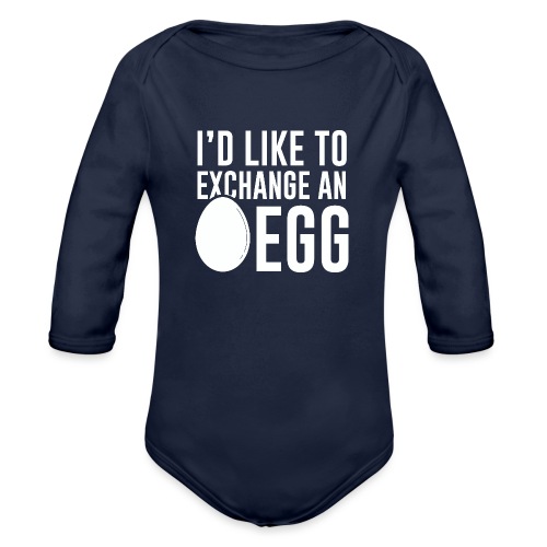 Egg Exchange Tee - Organic Long Sleeve Baby Bodysuit