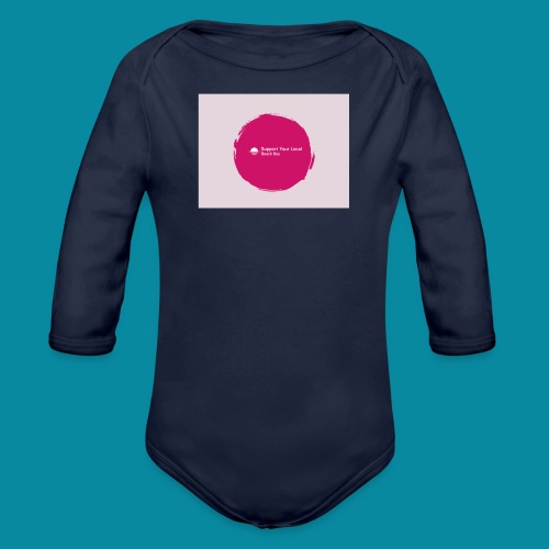 Beach Girl 2 - Organic Long Sleeve Baby Bodysuit