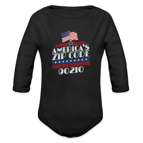 90210 Americas ZipCode Merchandise - Organic Long Sleeve Baby Bodysuit
