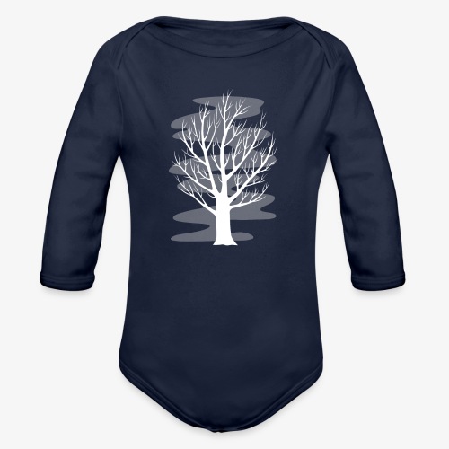 White Tree - Organic Long Sleeve Baby Bodysuit