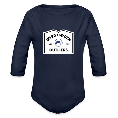 Ward Hayden & The Outliers - Town Sign Logo - Organic Long Sleeve Baby Bodysuit