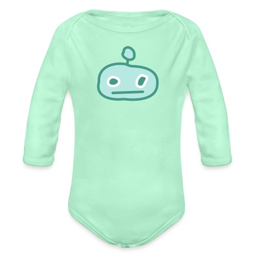 Okay Bot - Organic Long Sleeve Baby Bodysuit