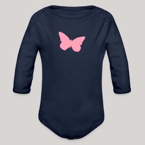 butterfly - Organic Long Sleeve Baby Bodysuit