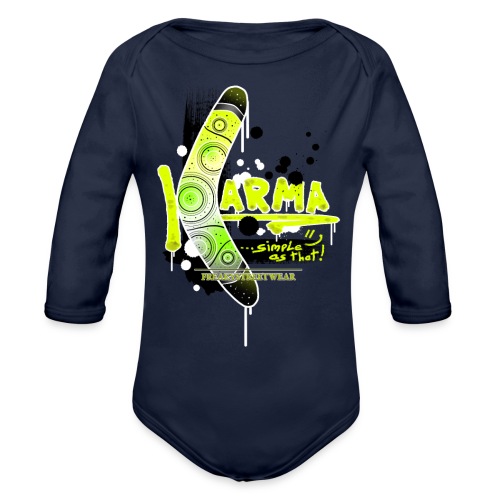 KARMA - Organic Long Sleeve Baby Bodysuit