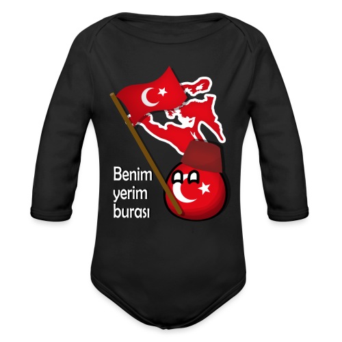 Ottomans I belong here - Organic Long Sleeve Baby Bodysuit