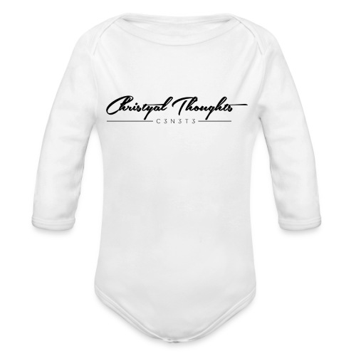 Christyal Thoughts C3N3T3 - Organic Long Sleeve Baby Bodysuit
