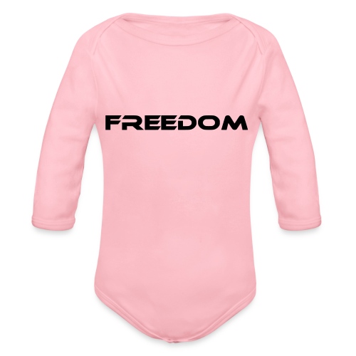 freedom - Organic Long Sleeve Baby Bodysuit