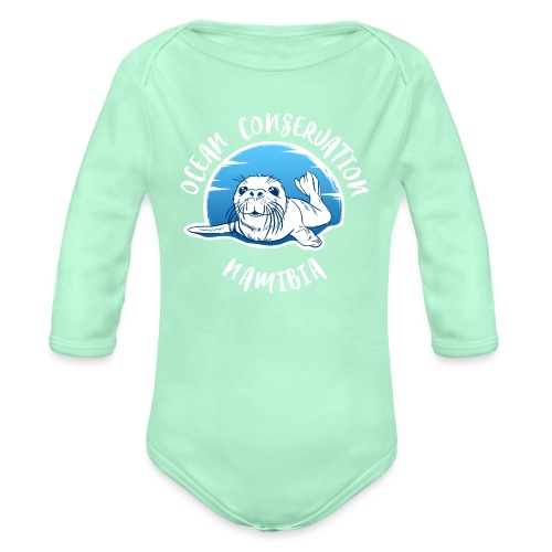 Smiling Seal - Organic Long Sleeve Baby Bodysuit