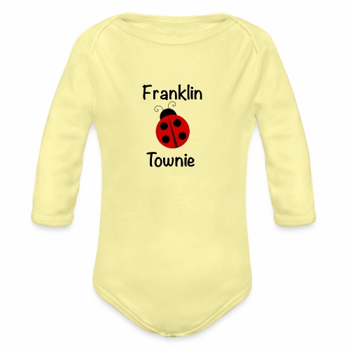 Franklin Townie Ladybug - Organic Long Sleeve Baby Bodysuit