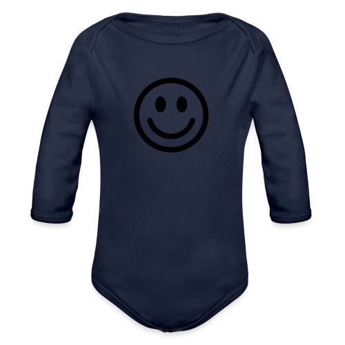 smile dude t-shirt kids 4-6 - Organic Long Sleeve Baby Bodysuit