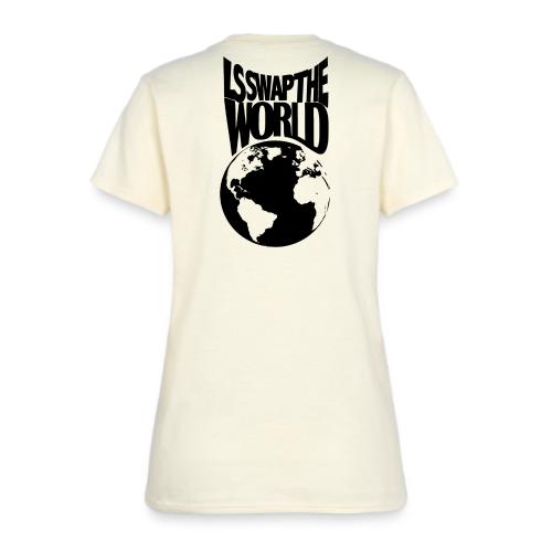 LS Swap the World (Front & Back) - Women's T-Shirt