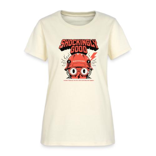 Funny Shockingly Good Electrician - Women's T-Shirt