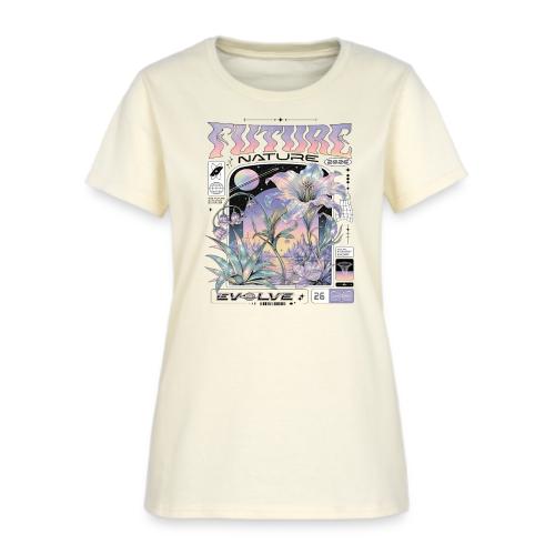 Future Nature Retro-Futuristic - Women's T-Shirt