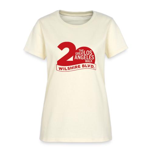 The Great Los Angeles Walk 2025 (20th Anniv.-Red) - Women's T-Shirt