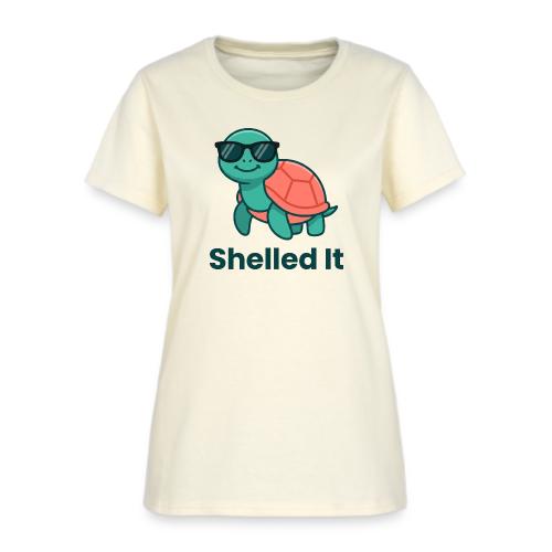 Funny Turtle Sunglasses Shelled It Cute Gift - Women's T-Shirt
