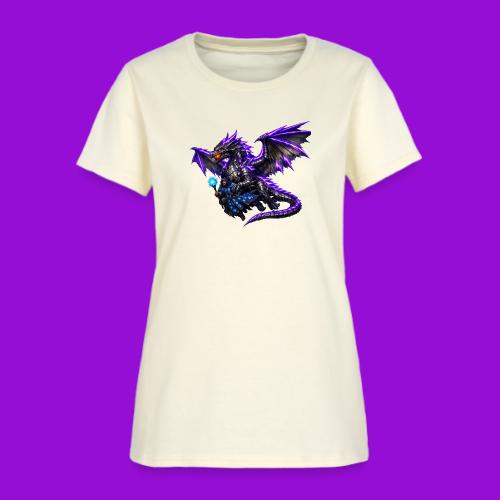 Neon Dragon and Battle Mage - Women's T-Shirt