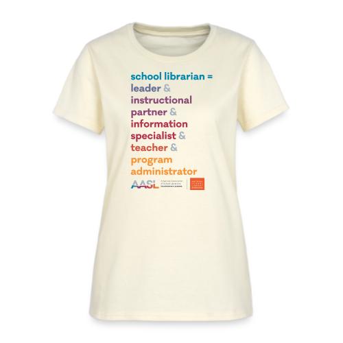 Five Roles of a School Librarian - Women's T-Shirt