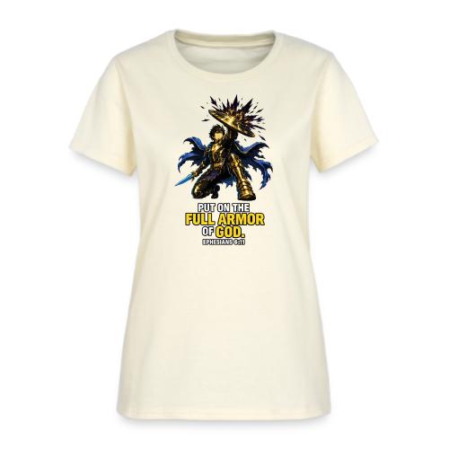 Full Armor of God Anime Warrior | Ephesians 6:11 C - Women's T-Shirt