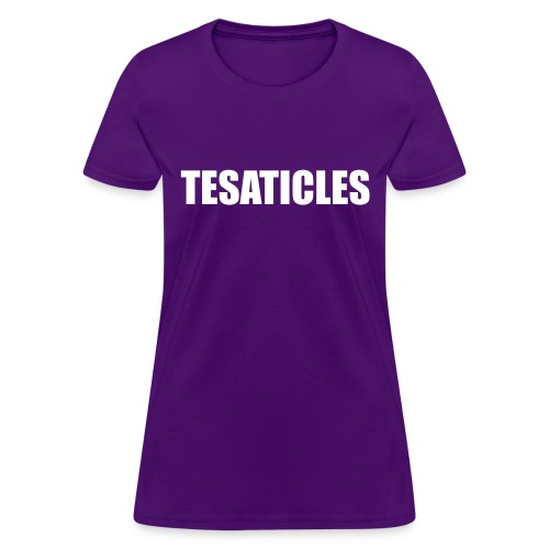 hatemail tesaticles - Women's T-Shirt