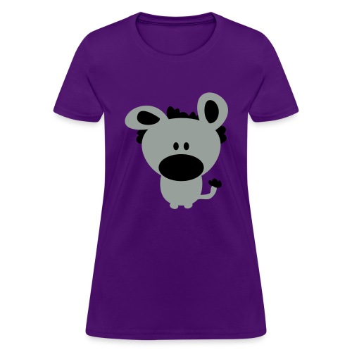 Funny Dog or Cute Creature Monster w/ Big Nose - Women's T-Shirt