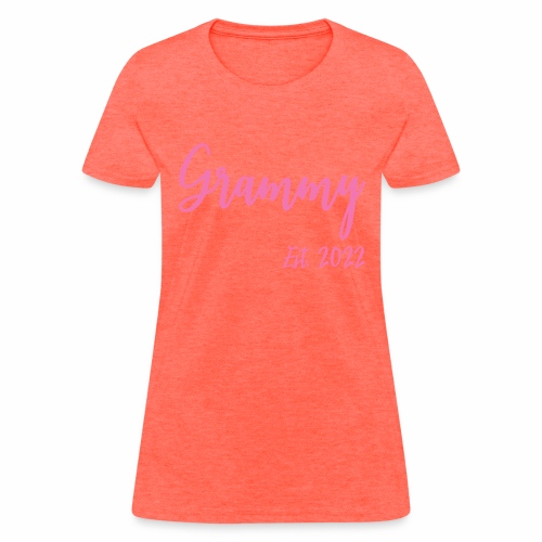 Grammy Est. 2022 New Mothers Grandma Announcement - Women's T-Shirt