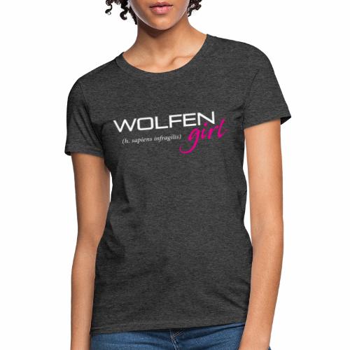 Wolfen Girl on Dark - Women's T-Shirt